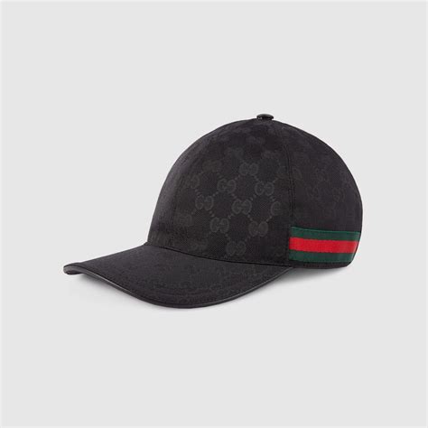 casquette gucci noir|men's gucci hats.